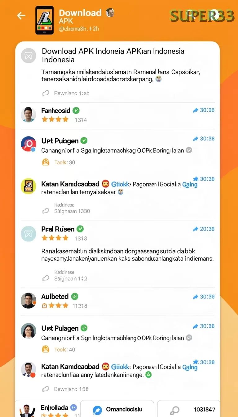 Cuplikan layar V988 — aktivitas