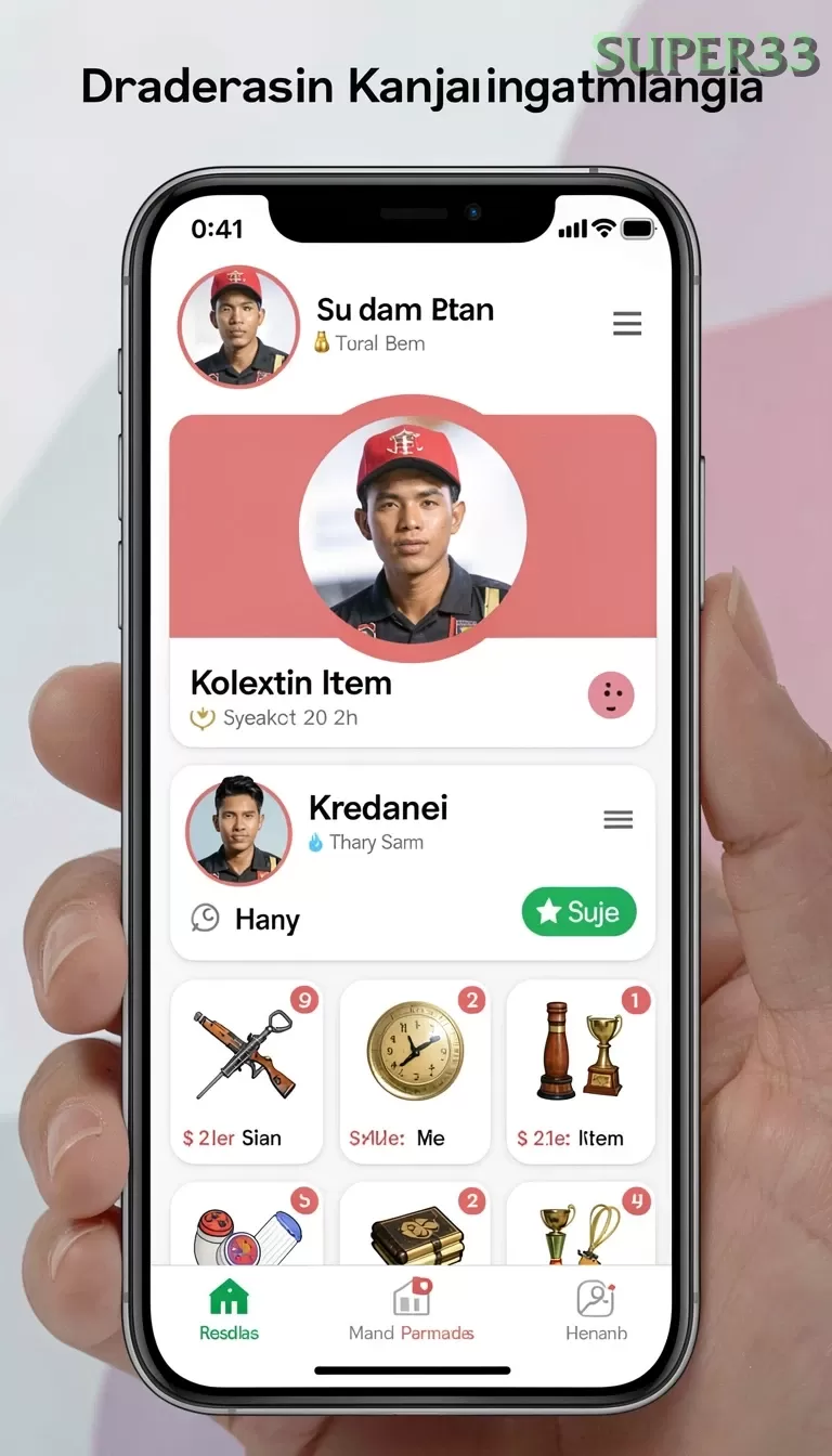 Cuplikan layar SKY99 — menu navigasi