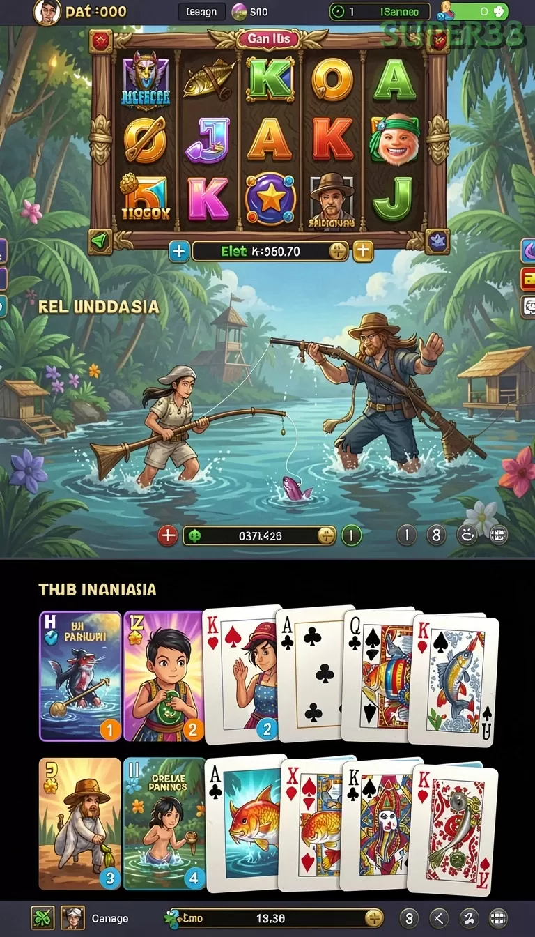 Cuplikan layar MACANTOGEL — menu navigasi